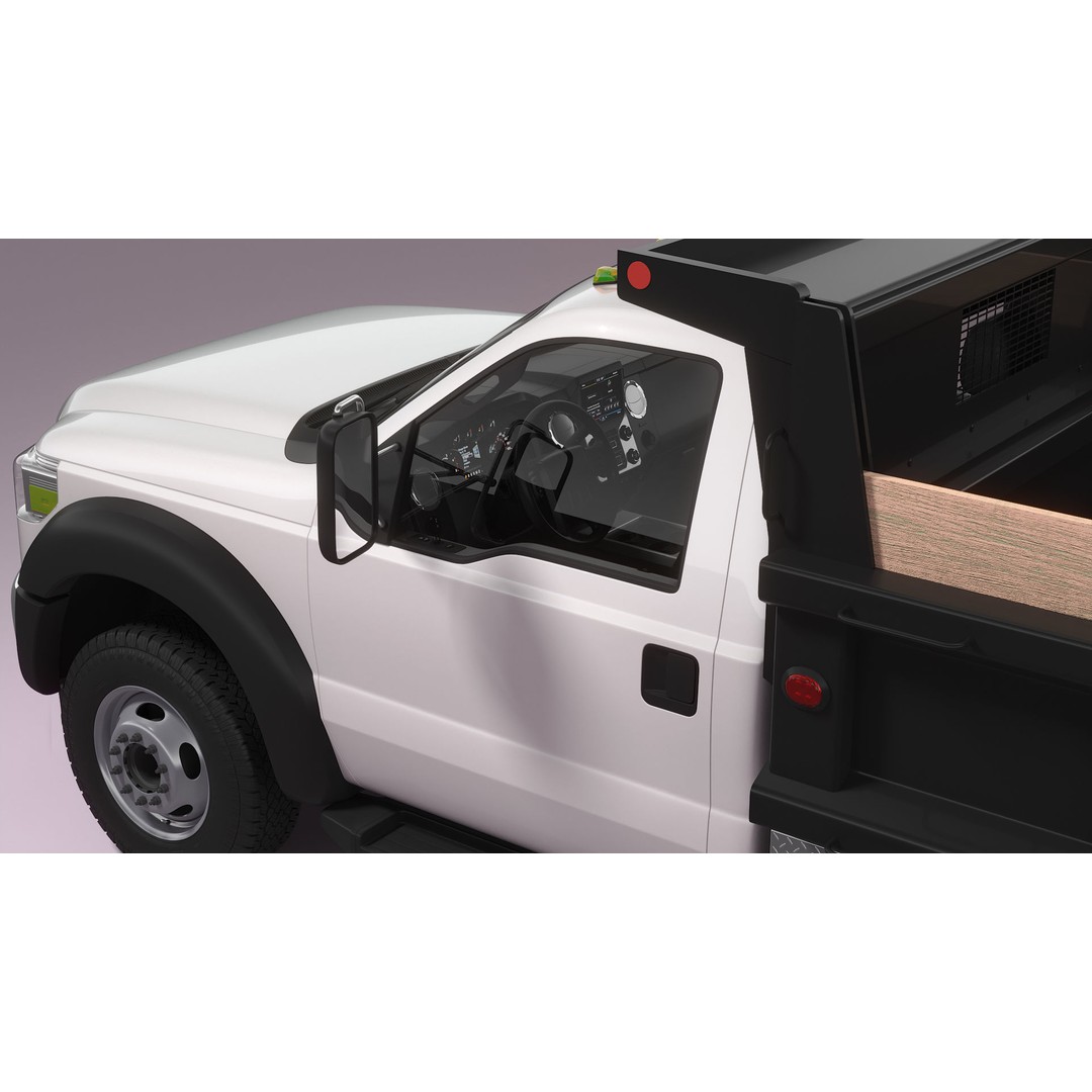 Dump Truck 3D Model – High Poly Industrial Vehicle, FBX, OBJ, Blender - View 21