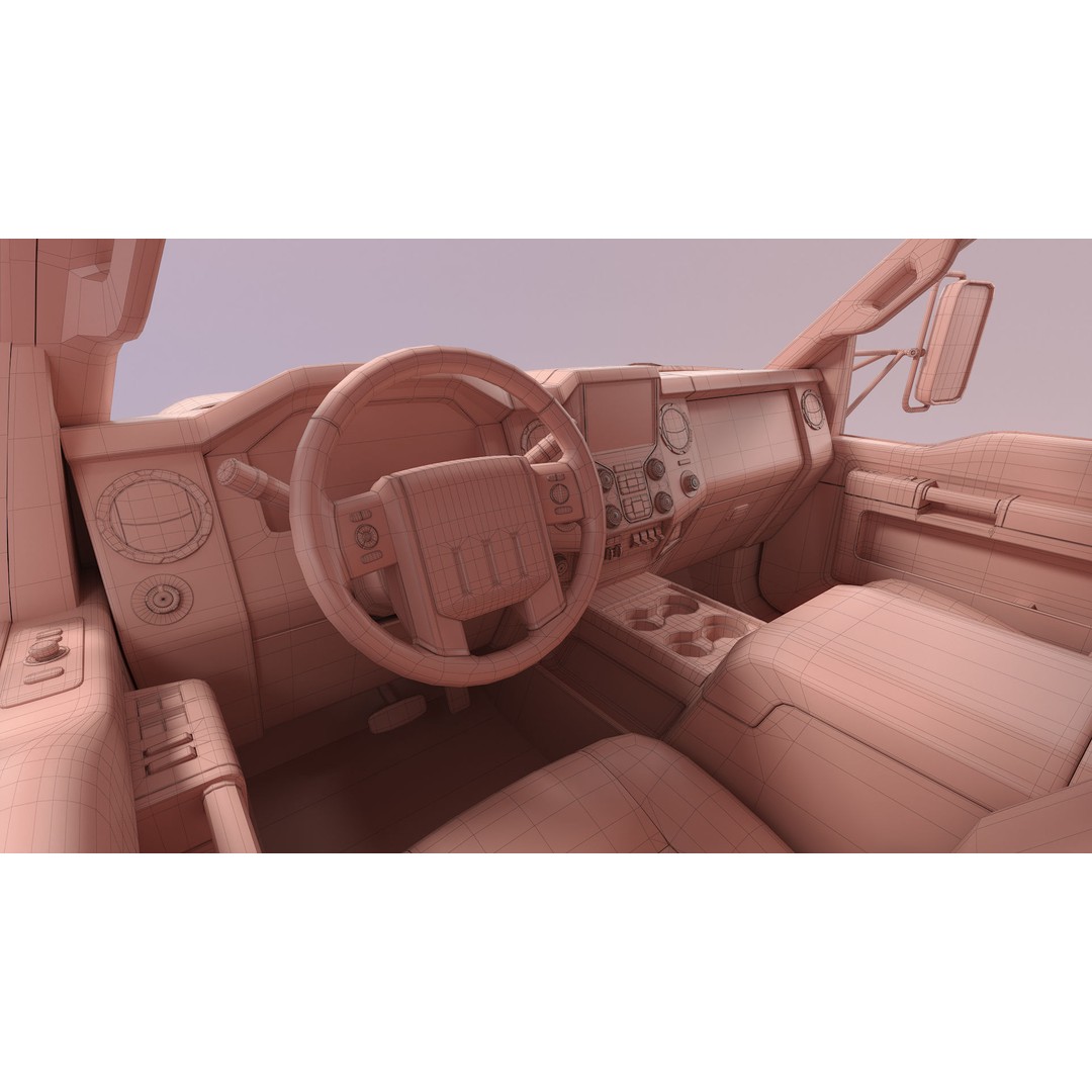 Dump Truck 3D Model – High Poly Industrial Vehicle, FBX, OBJ, Blender - View 27