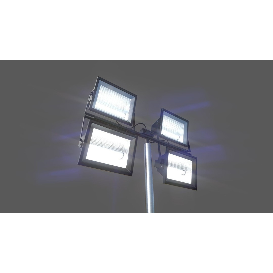 Mobile Light Tower Generator 3D Model – Low Poly PBR Game Asset, FBX - View 29