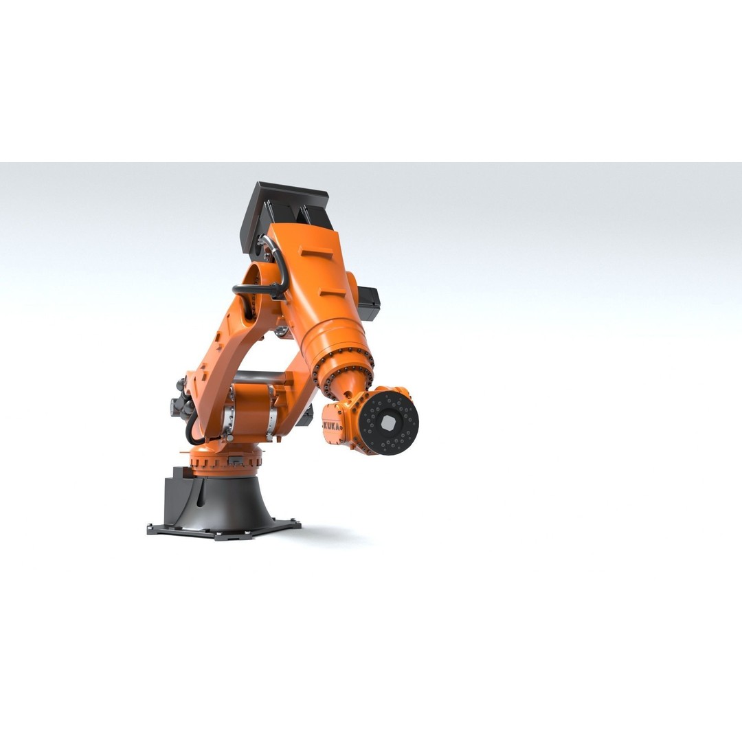 Kuka Fortech Ultra Robotic Arm 3D Model – Rigged Industrial Asset, FBX, OBJ - View 11