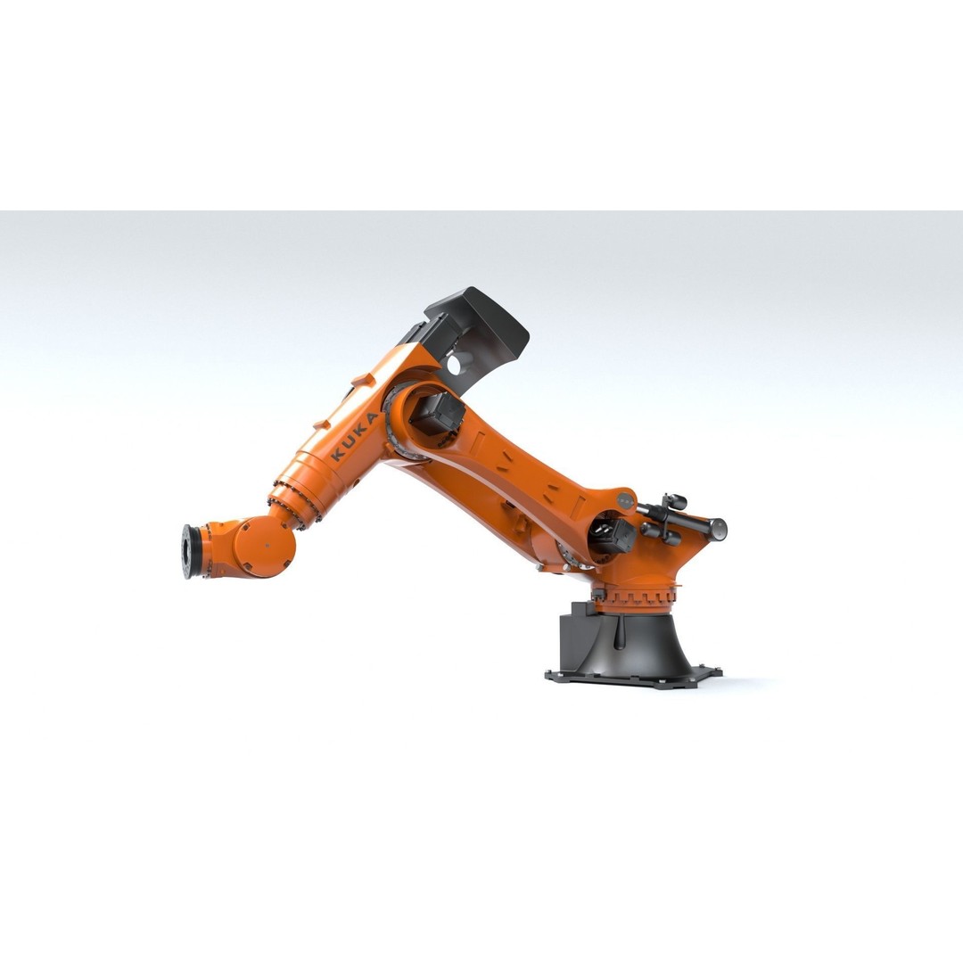 Kuka Fortech Ultra Robotic Arm 3D Model – Rigged Industrial Asset, FBX, OBJ - View 12