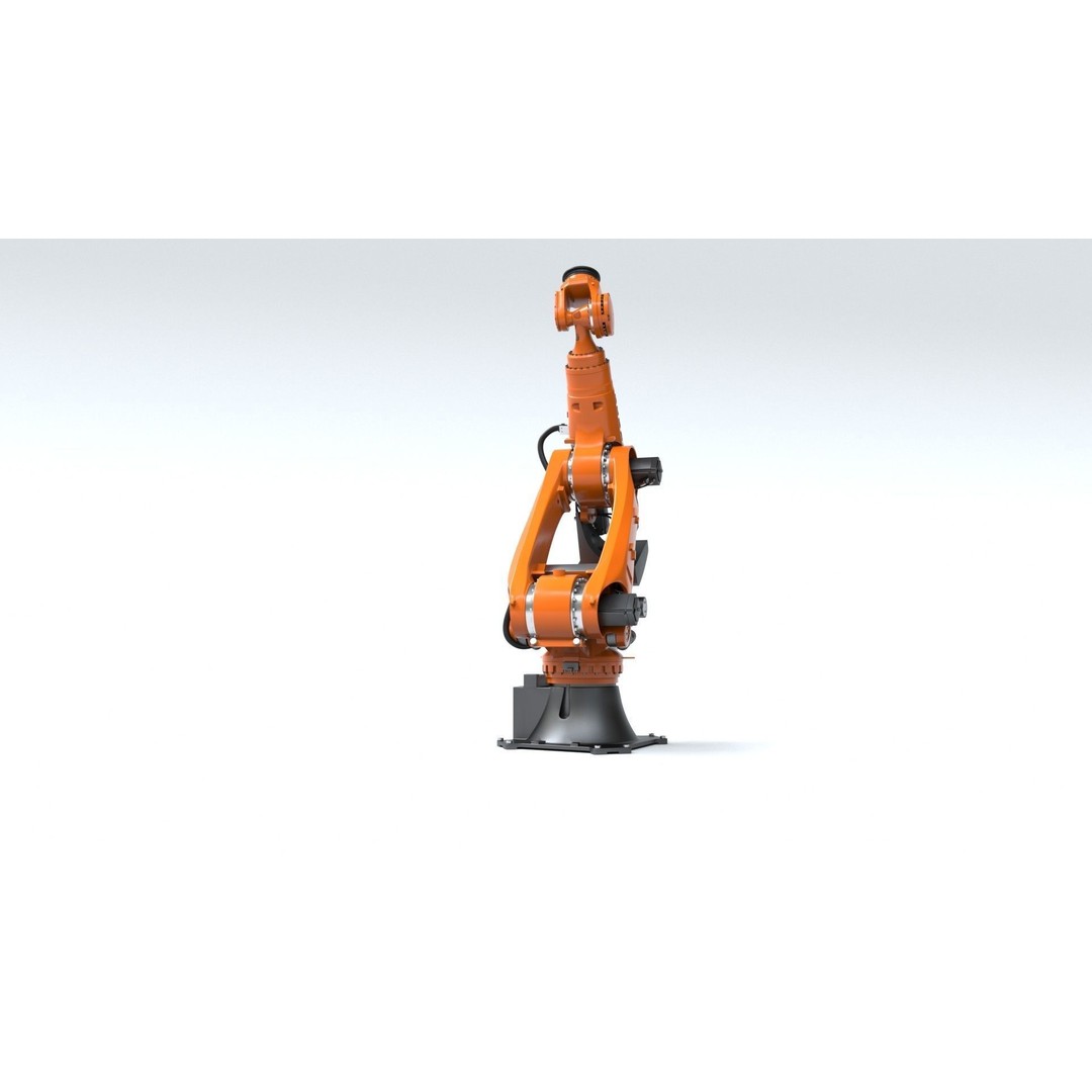 Kuka Fortech Ultra Robotic Arm 3D Model – Rigged Industrial Asset, FBX, OBJ - View 14