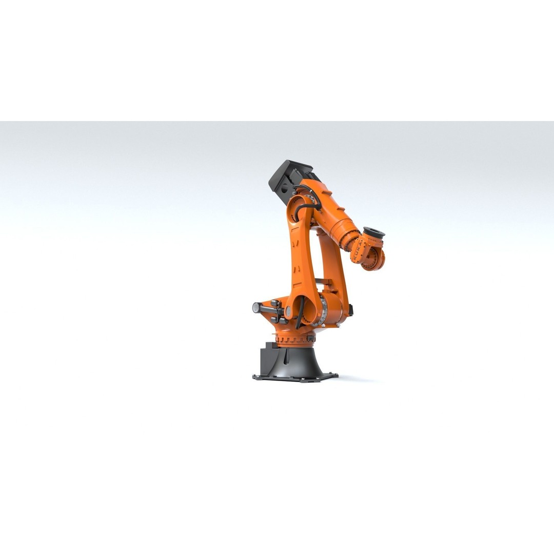 Kuka Fortech Ultra Robotic Arm 3D Model – Rigged Industrial Asset, FBX, OBJ - View 17