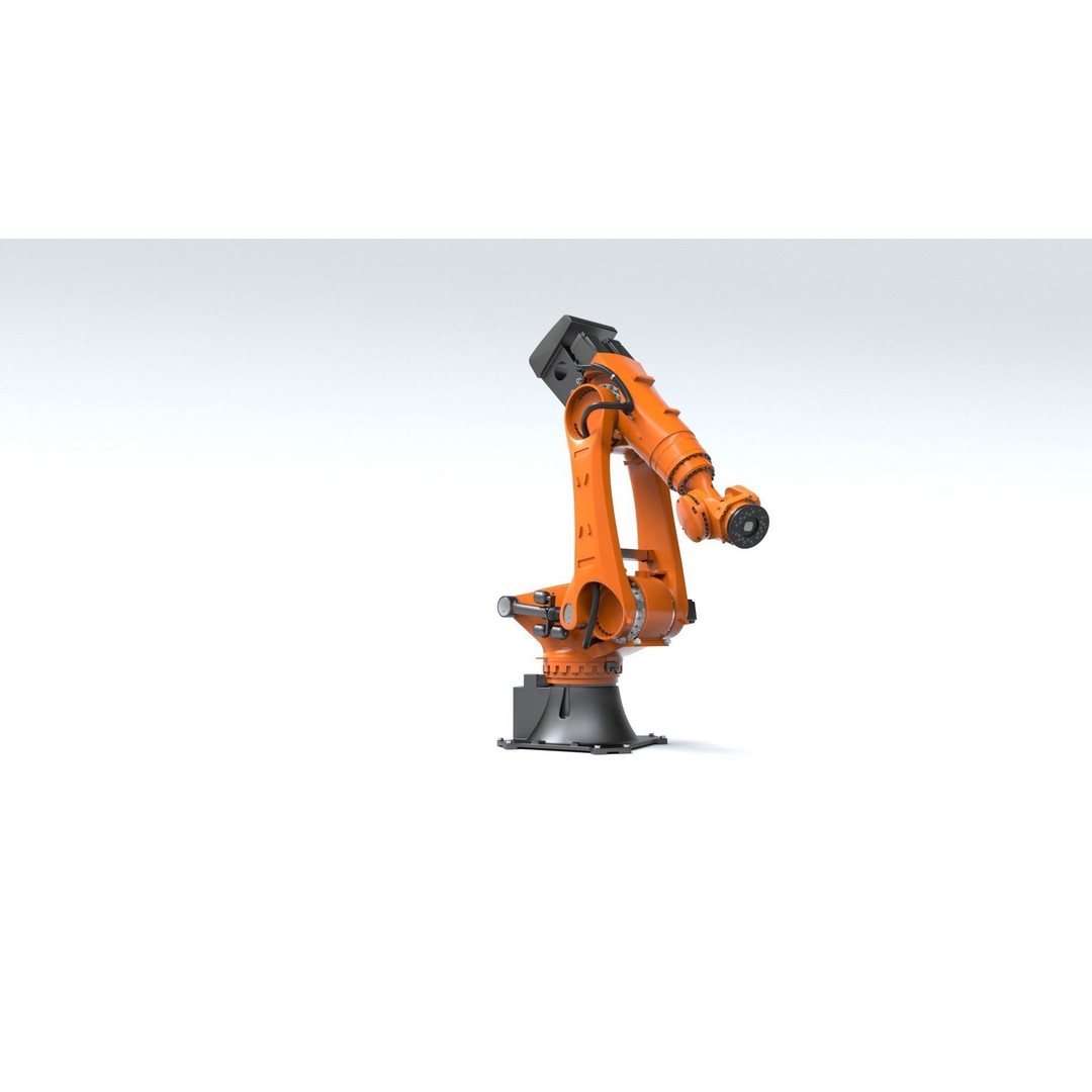 Kuka Fortech Ultra Robotic Arm 3D Model – Rigged Industrial Asset, FBX, OBJ - View 22