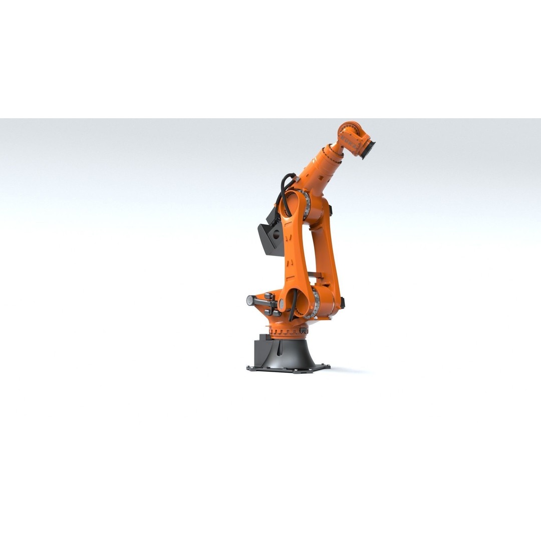 Kuka Fortech Ultra Robotic Arm 3D Model – Rigged Industrial Asset, FBX, OBJ - View 24