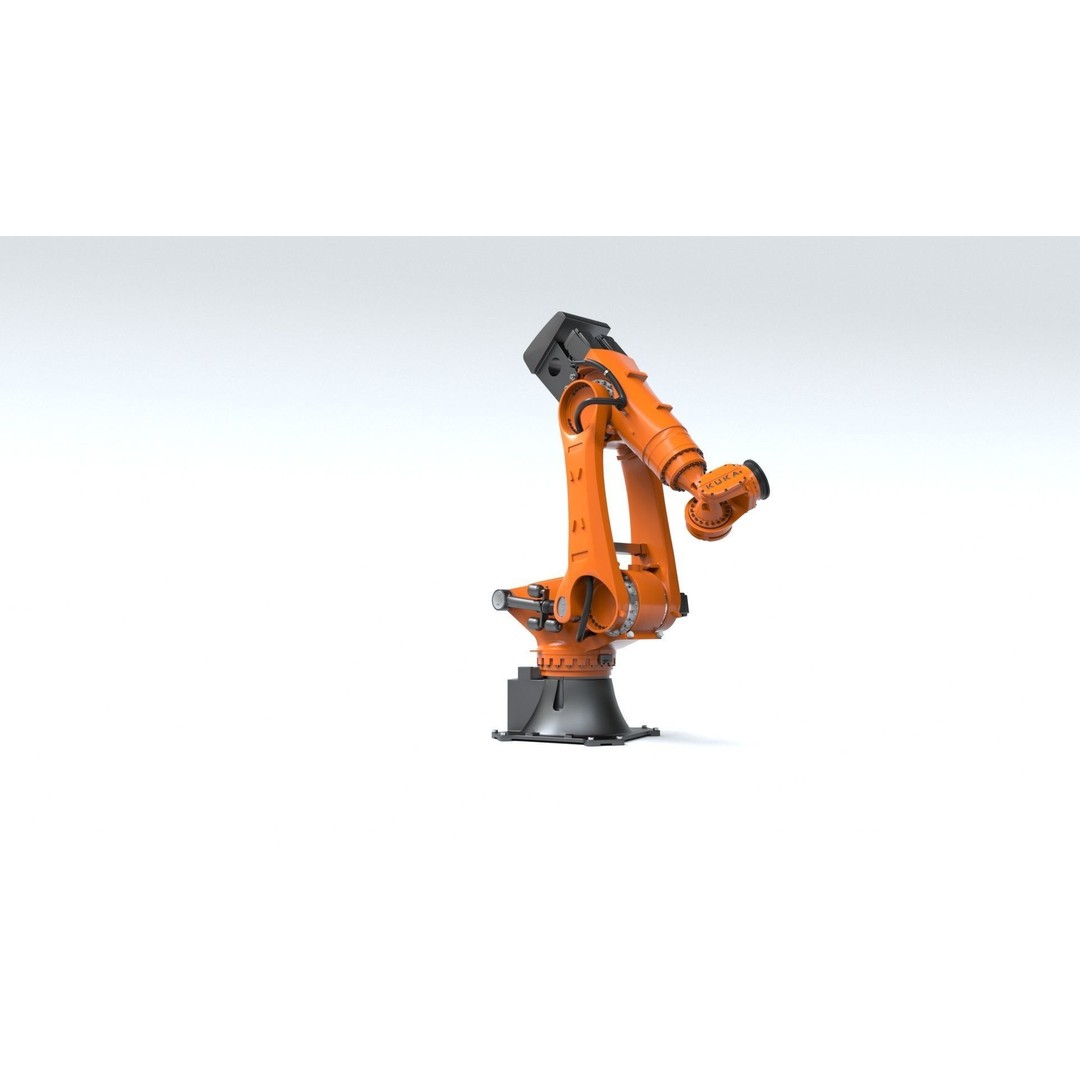 Kuka Fortech Ultra Robotic Arm 3D Model – Rigged Industrial Asset, FBX, OBJ - View 25