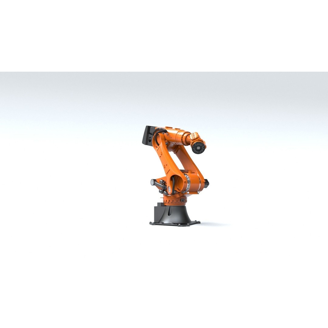 Kuka Fortech Ultra Robotic Arm 3D Model – Rigged Industrial Asset, FBX, OBJ - View 26