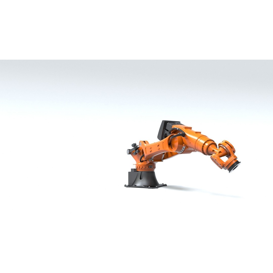 Kuka Fortech Ultra Robotic Arm 3D Model – Rigged Industrial Asset, FBX, OBJ - View 27