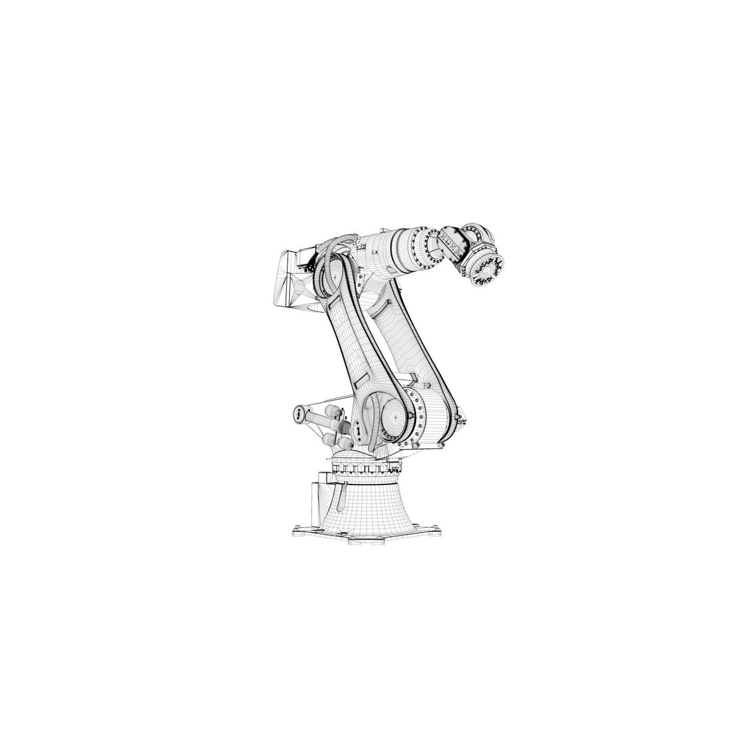 Kuka Fortech Ultra Robotic Arm 3D Model – Rigged Industrial Asset, FBX, OBJ - View 29
