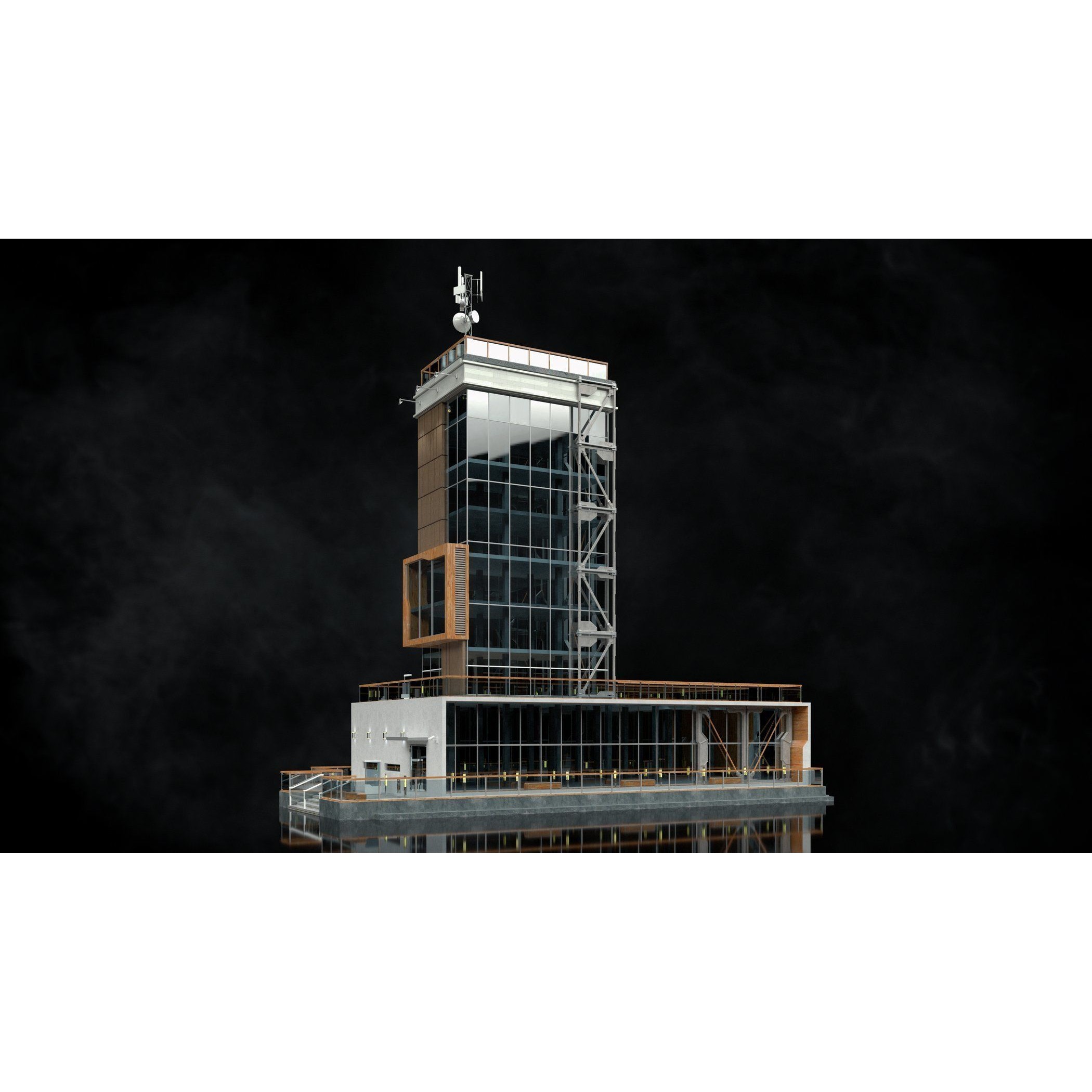 Urban Skyscraper Pack - High-Quality 3D Model - View 12