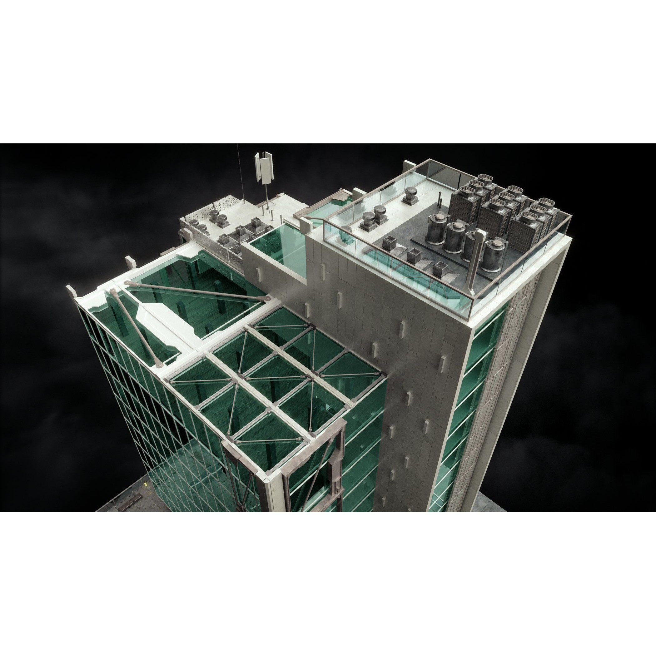 Urban Skyscraper Pack - High-Quality 3D Model - View 18