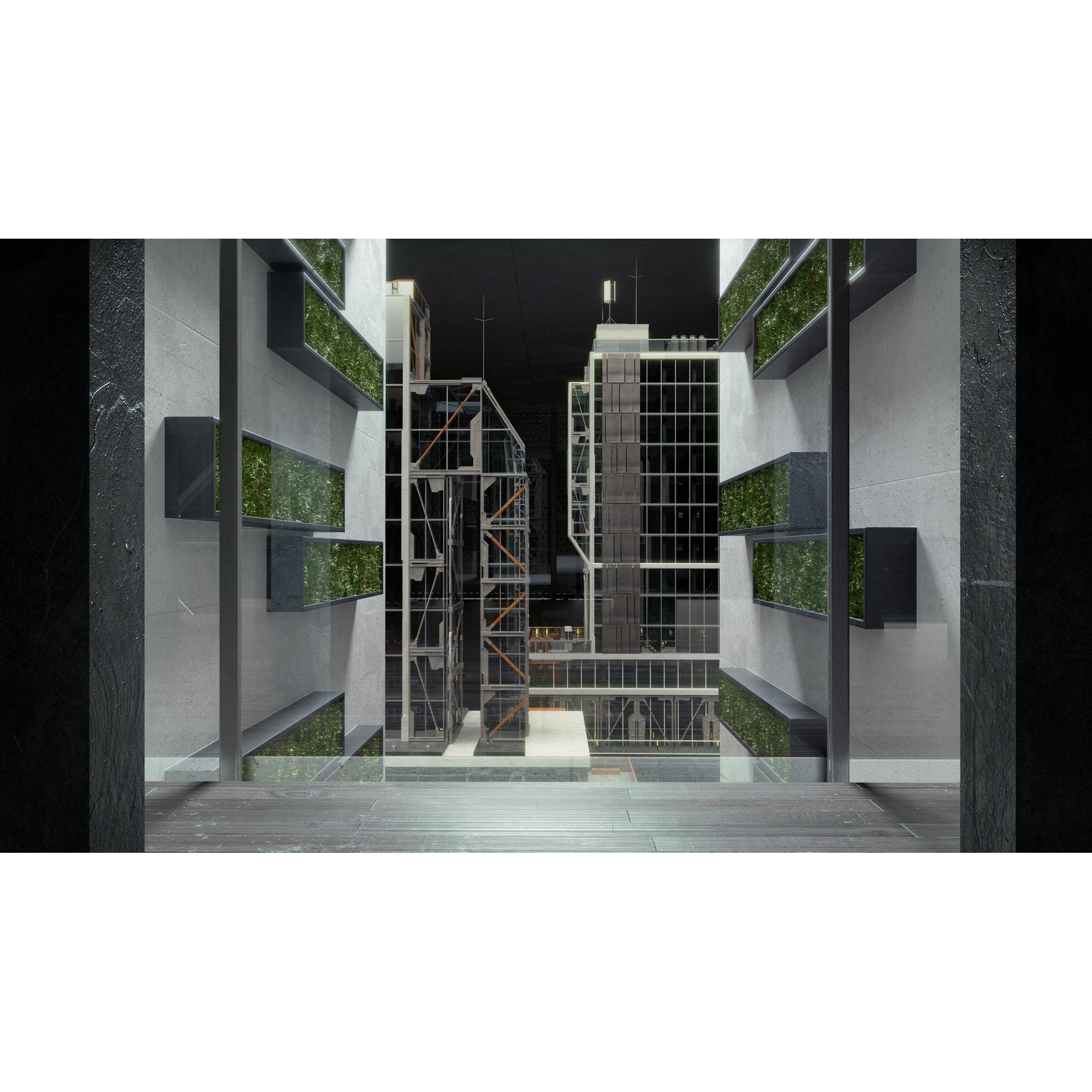 Urban Skyscraper Pack - High-Quality 3D Model - View 22