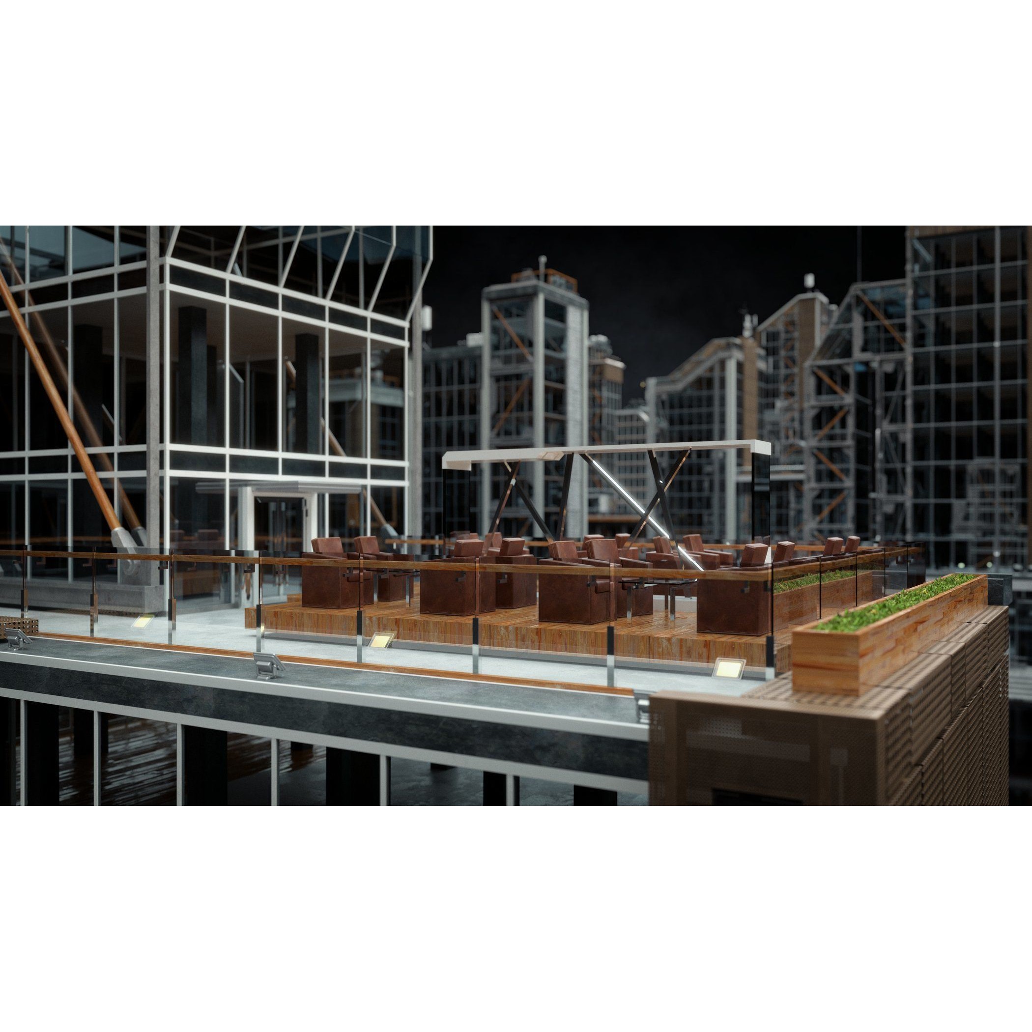 Urban Skyscraper Pack - High-Quality 3D Model - View 23