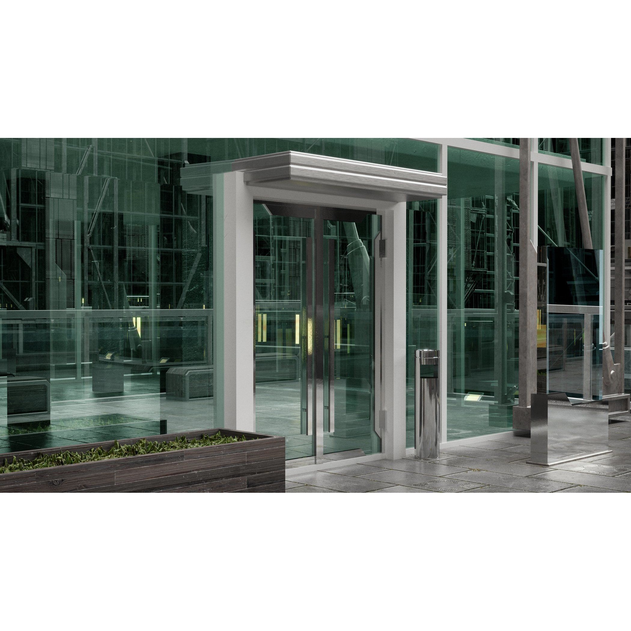 Urban Skyscraper Pack - High-Quality 3D Model - View 3