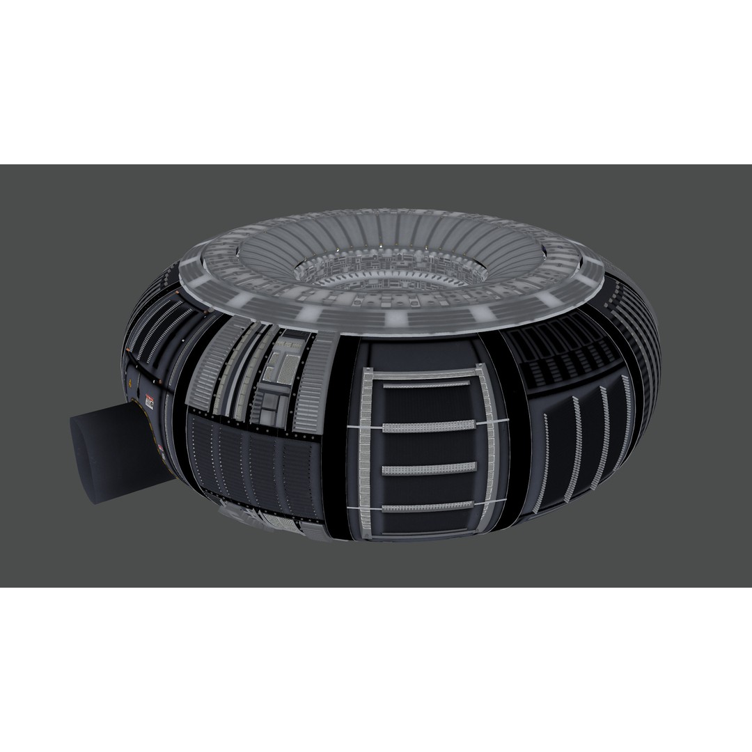 Nuclear Reactor Room 3D Model – Low Poly PBR Game-Ready FBX - View 15