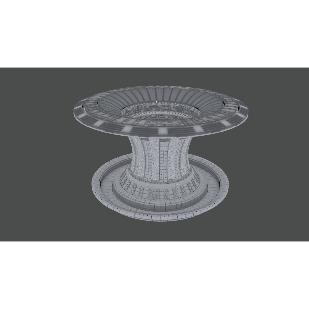 Nuclear Reactor Room 3D Model – Low Poly PBR Game-Ready FBX - View 16
