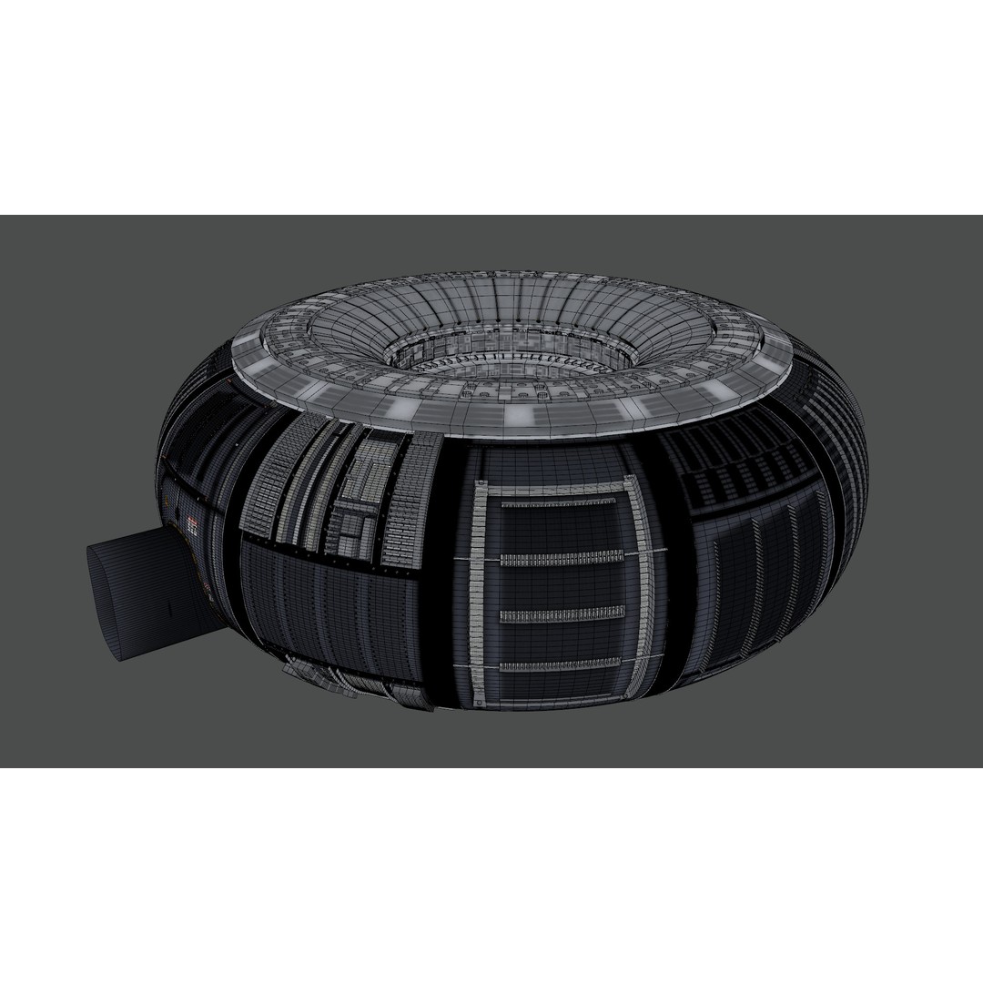 Nuclear Reactor Room 3D Model – Low Poly PBR Game-Ready FBX - View 18