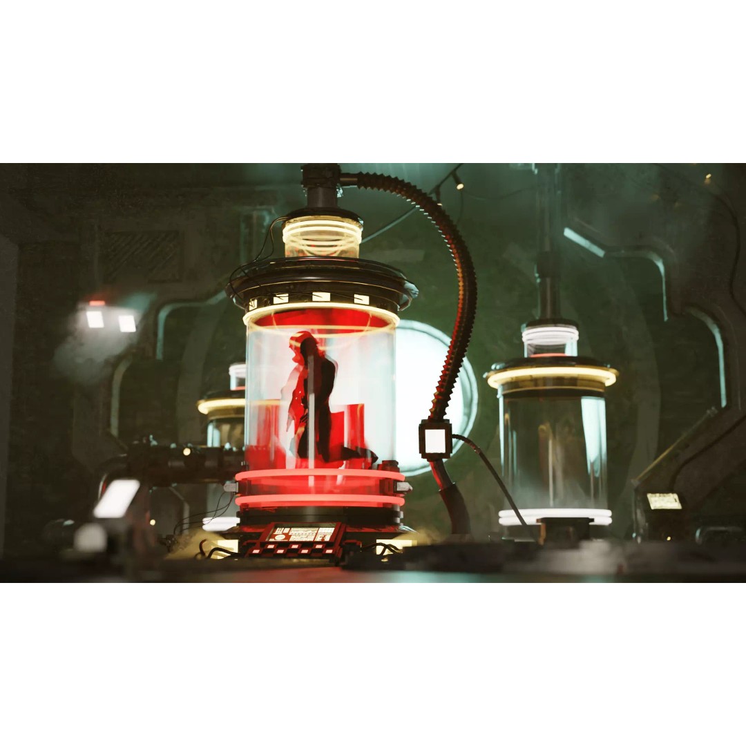 Alien Steam Laboratory 3D Model – Low Poly Sci-Fi Environment, Blender - View 2