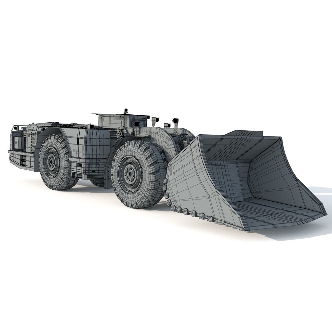 Scooptram ST14 3D Model – High Poly Technical Specification, FBX, OBJ - View 18