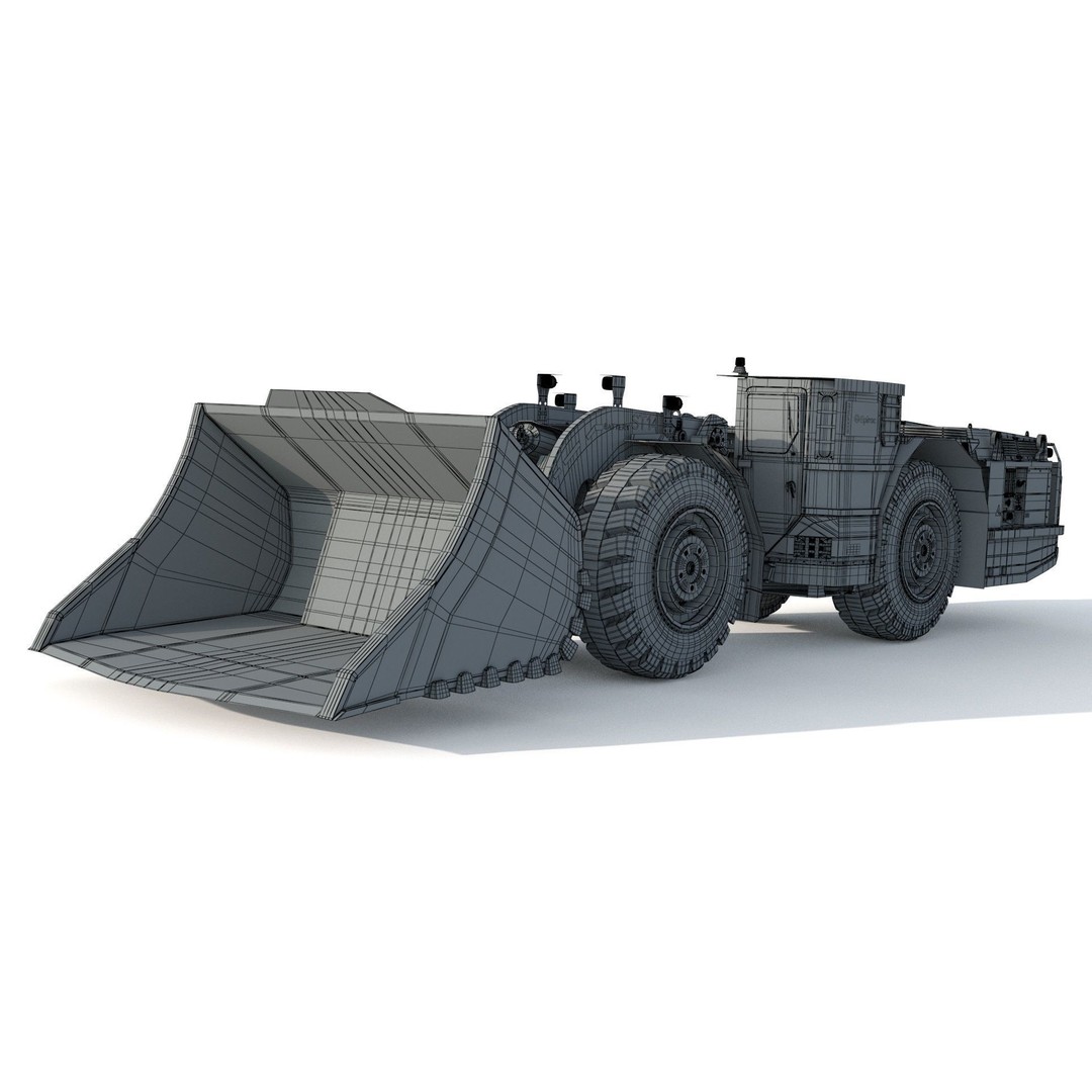 Scooptram ST14 3D Model – High Poly Technical Specification, FBX, OBJ - View 19