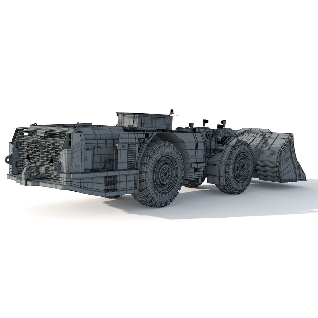 Scooptram ST14 3D Model – High Poly Technical Specification, FBX, OBJ - View 21