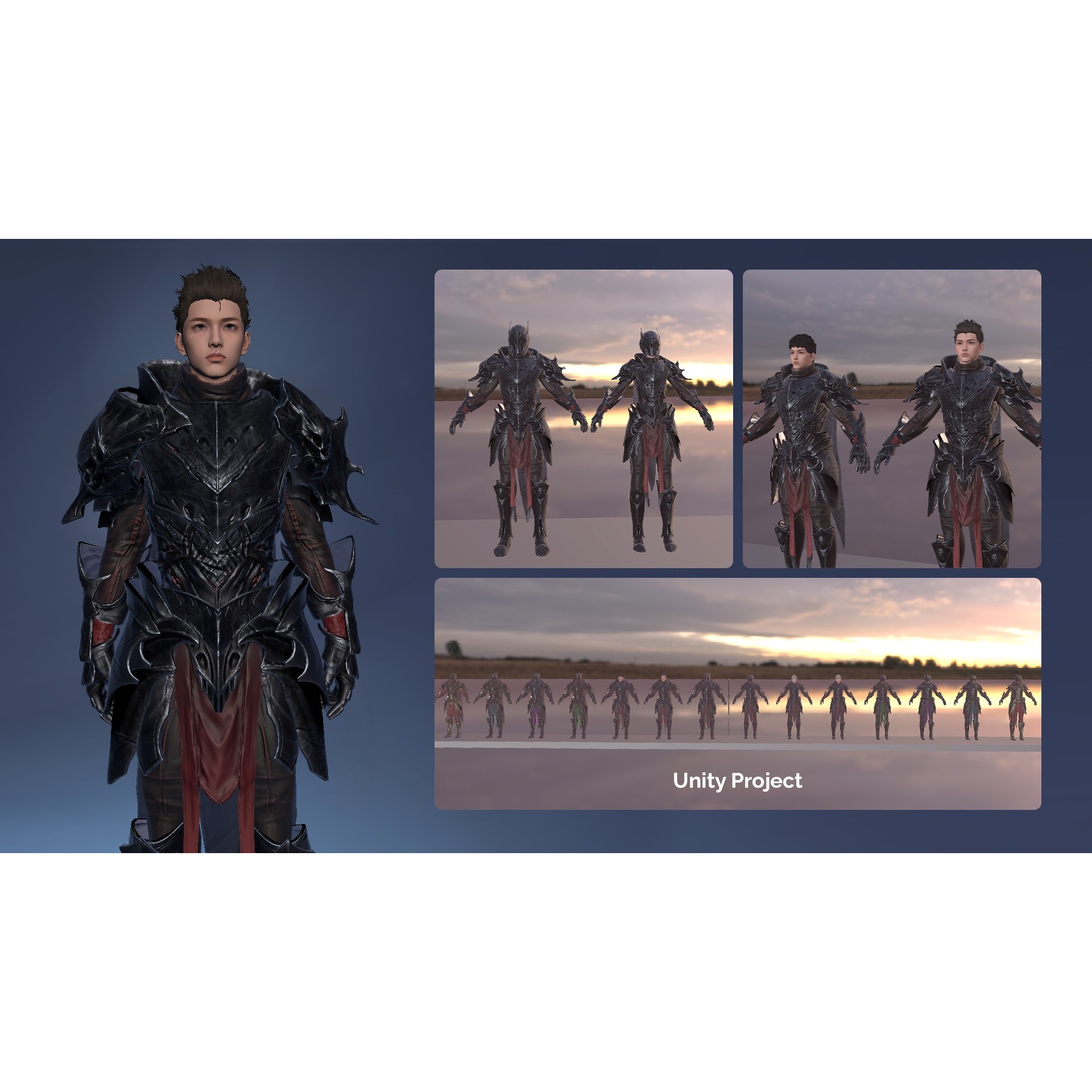 Death Knight - Low-Poly Game-Ready 3D Model - View 20