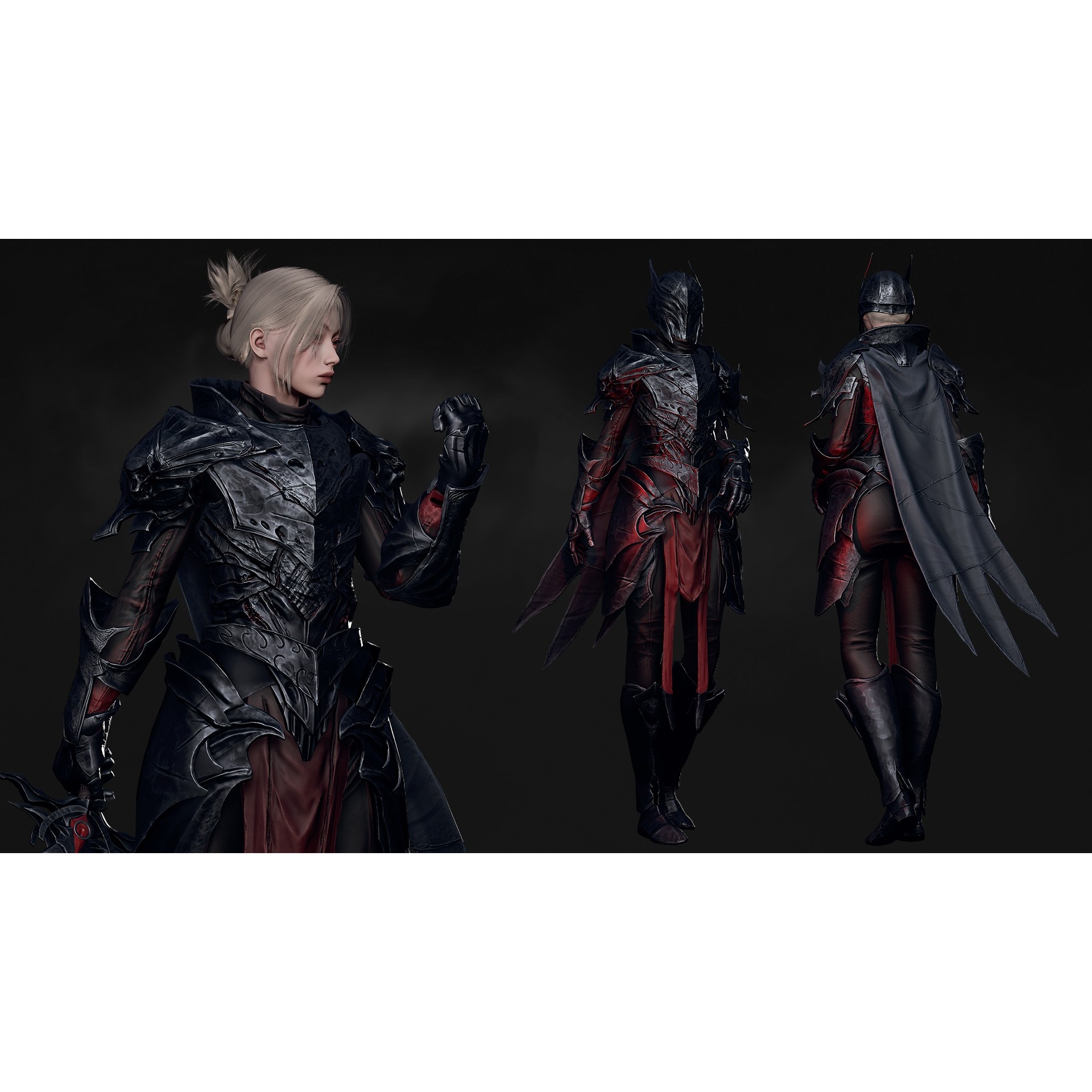 Death Knight - Low-Poly Game-Ready 3D Model - View 5