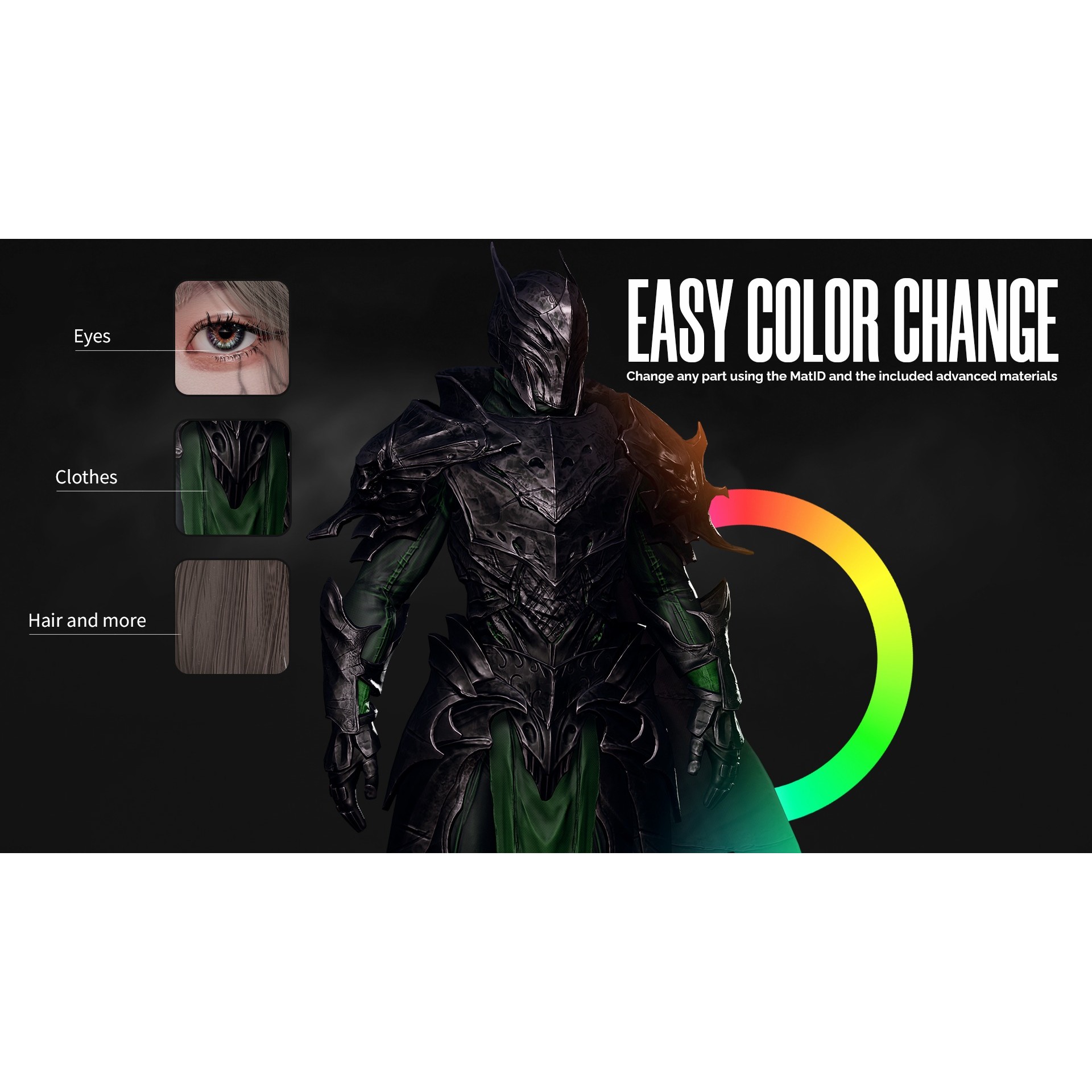 Death Knight - Low-Poly Game-Ready 3D Model - View 7