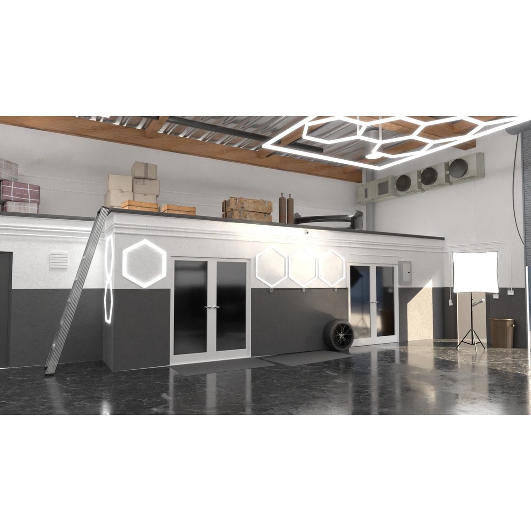 DDE Garage 3D Model – High Detail Architectural Asset for Blender - View 11