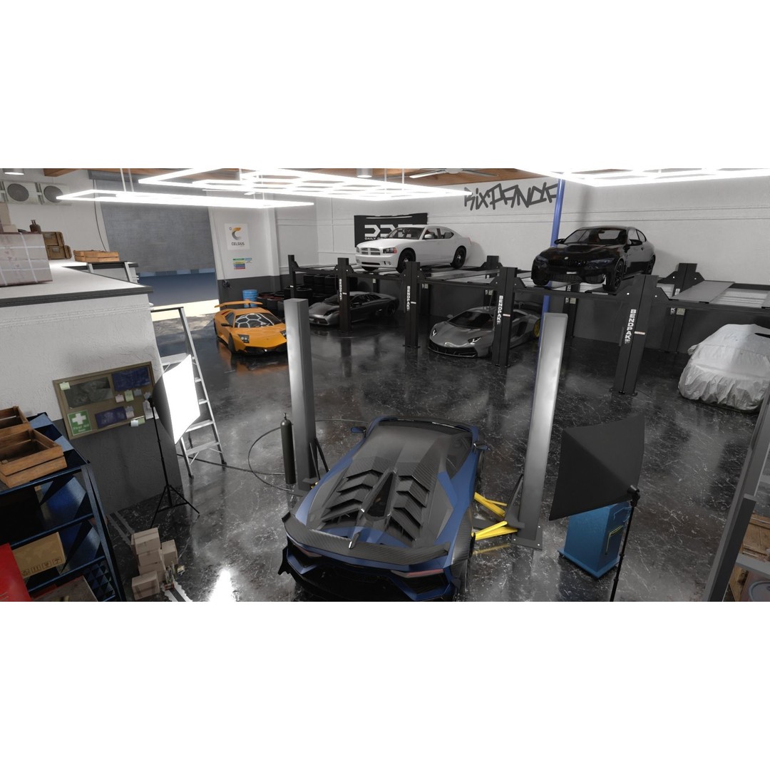 DDE Garage 3D Model – High Detail Architectural Asset for Blender - View 4