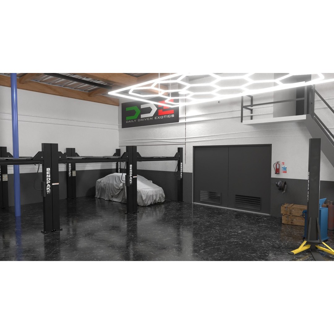 DDE Garage 3D Model – High Detail Architectural Asset for Blender - View 6