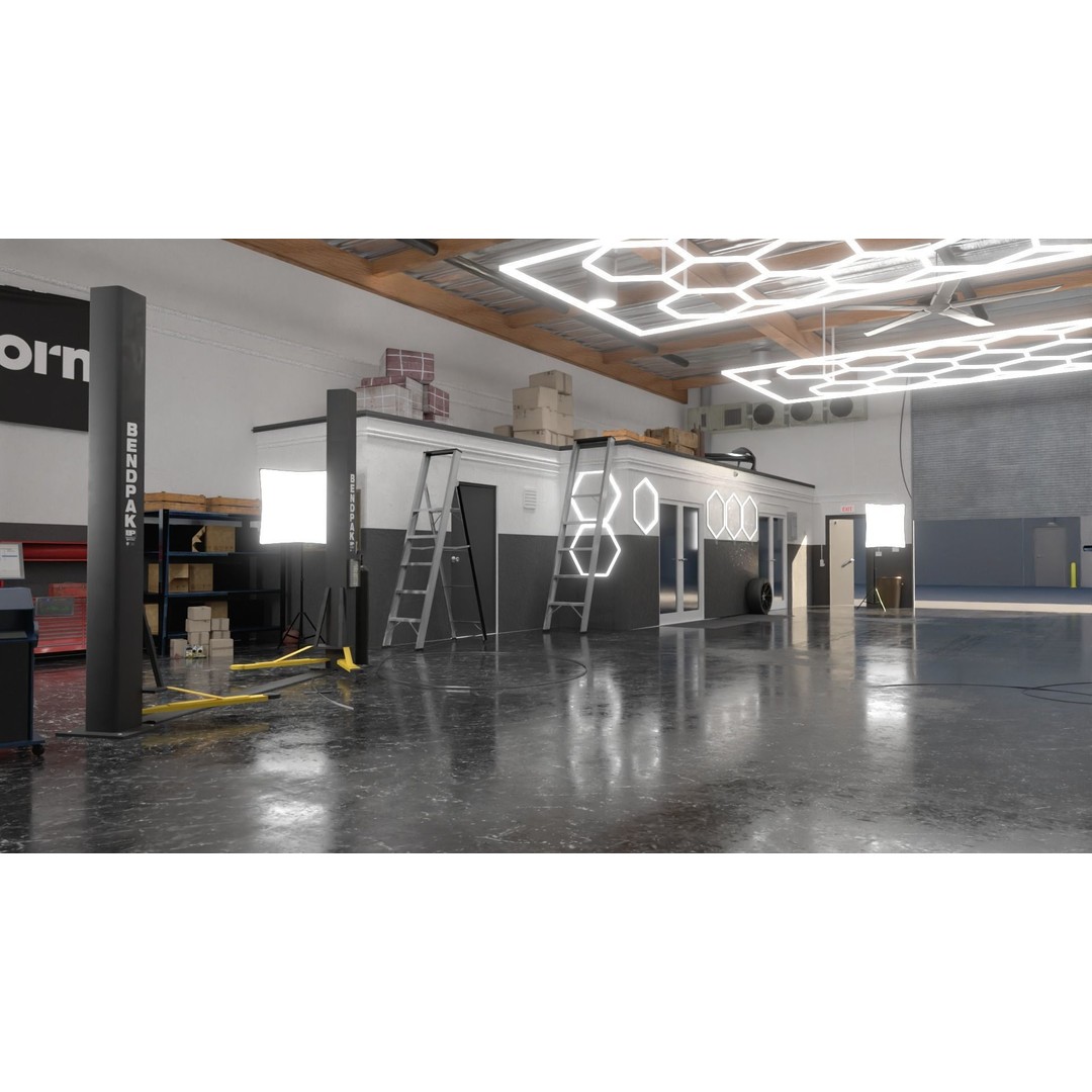DDE Garage 3D Model – High Detail Architectural Asset for Blender - View 8