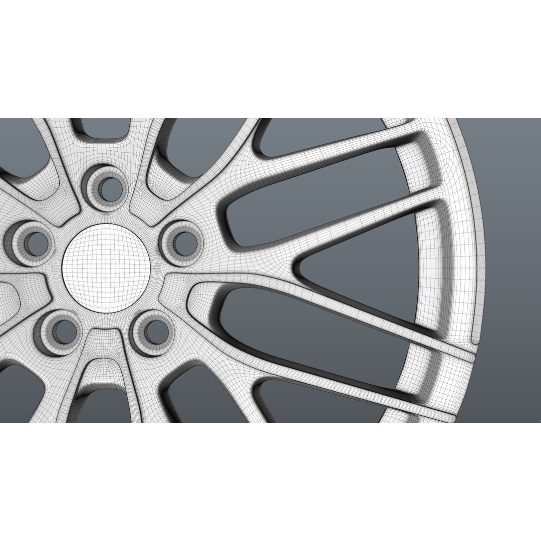 OZ Racing MSW 72 3D Model – Low Poly Vehicle Part, FBX, OBJ, Blender