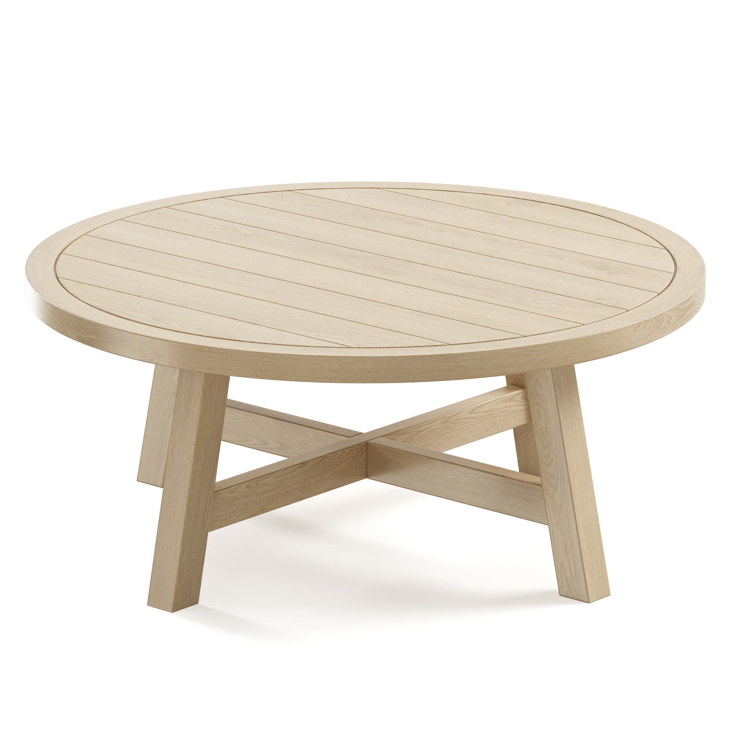 Outdoor Garden Woven Lounge Set - Game-Ready 3D Model - View 6