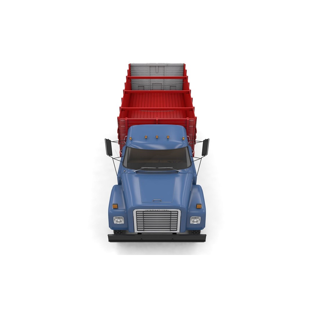 1974 International Loadstar 1600 Grain Truck 3D Model – High Detail, Game Ready - View 11