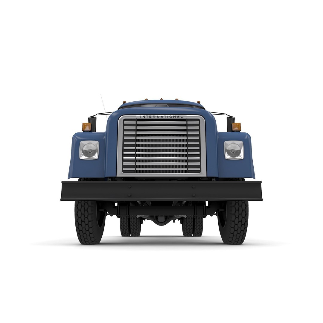 1974 International Loadstar 1600 Grain Truck 3D Model – High Detail, Game Ready - View 12