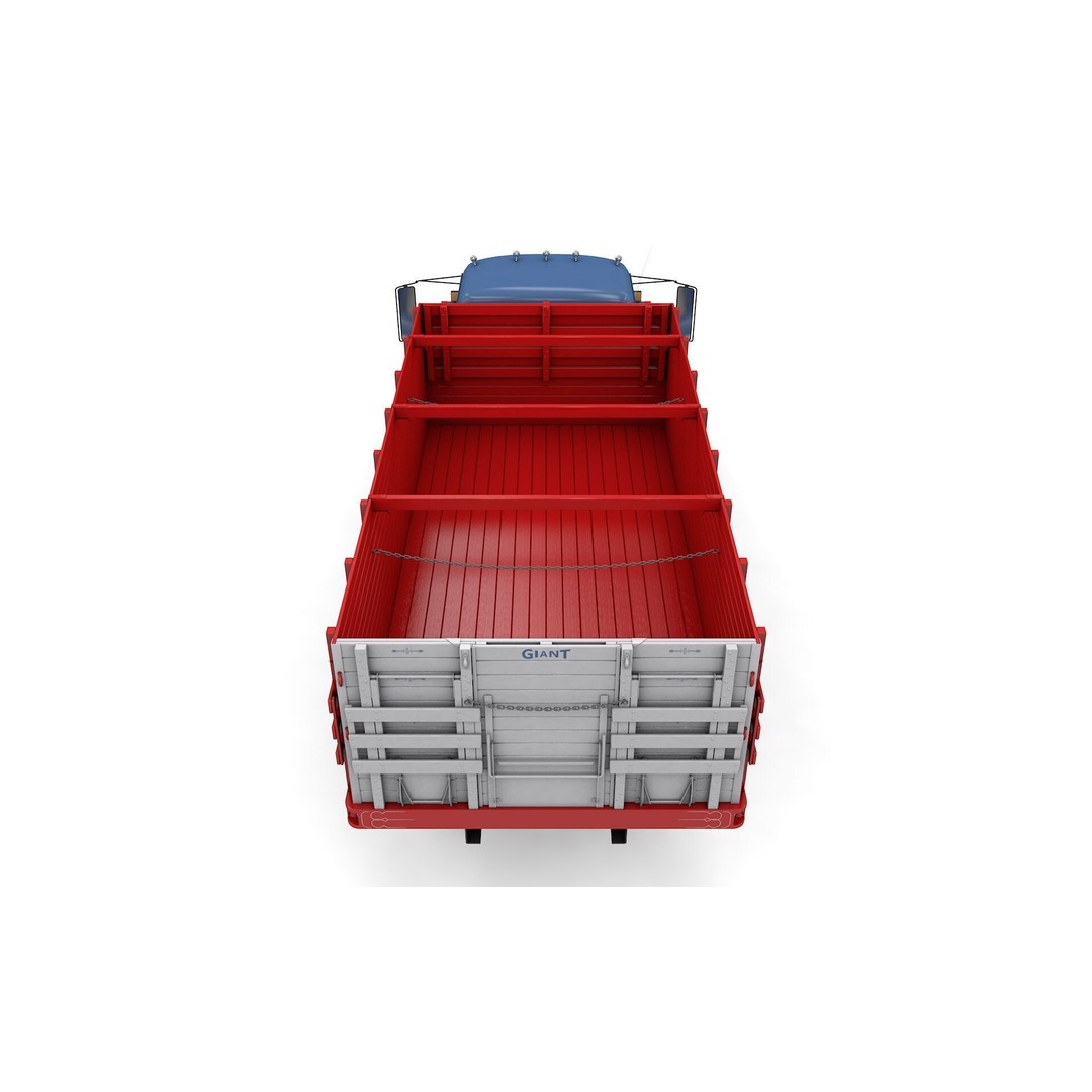 1974 International Loadstar 1600 Grain Truck 3D Model – High Detail, Game Ready - View 6