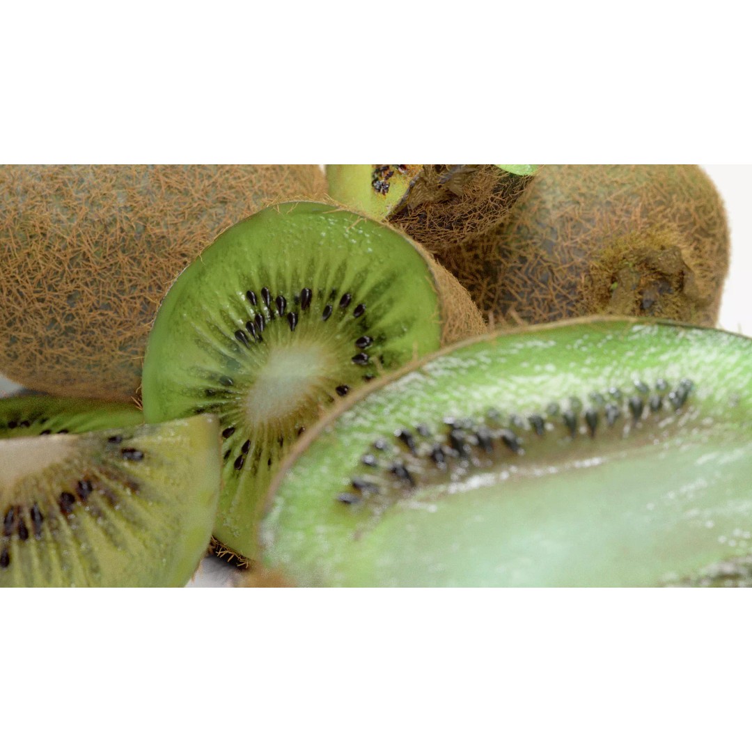 Realistic Kiwi 3D Model – Low Poly Food Asset, Blender, FBX - View 10