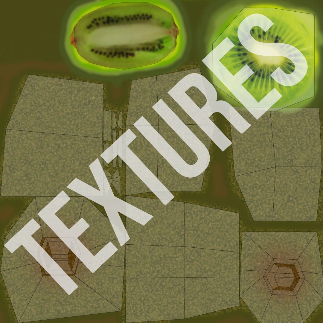 Realistic Kiwi 3D Model – Low Poly Food Asset, Blender, FBX - View 28