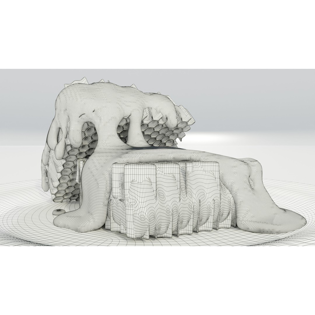 Honeycomb Pieces 3D Model – PBR Textured Food Asset, OBJ & FBX - View 20