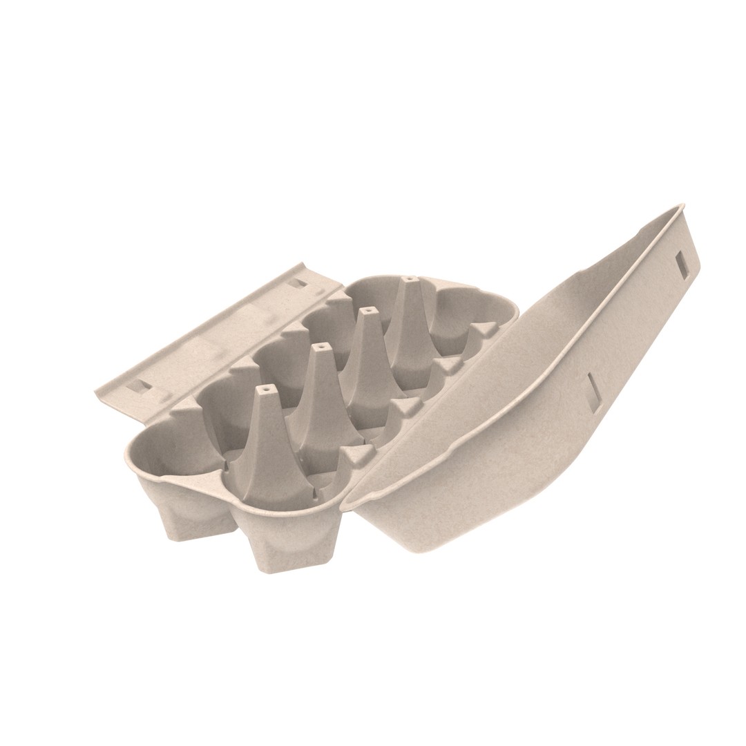Egg Box 3D Model – PBR Textured Game Asset, FBX, OBJ - View 11
