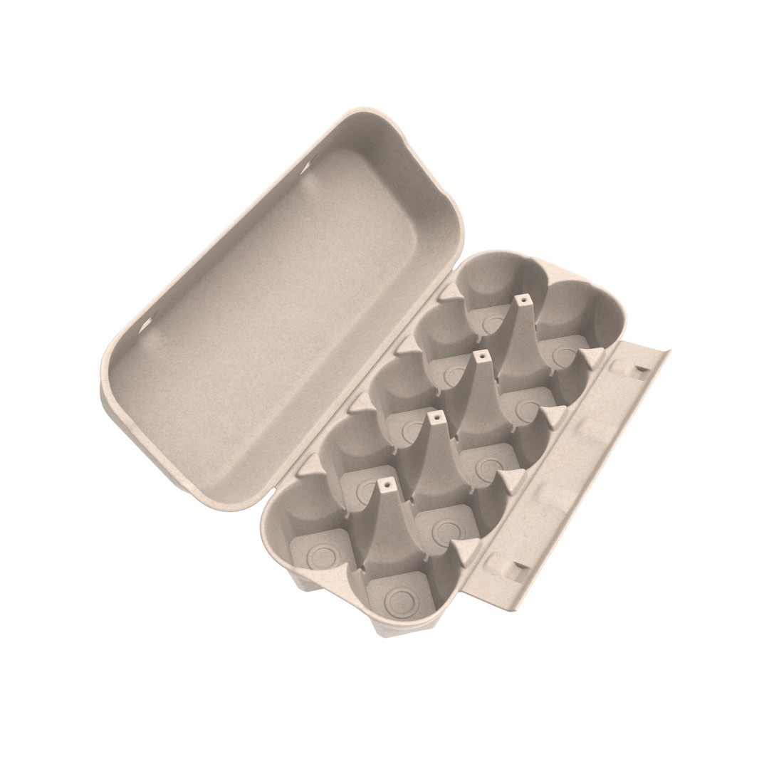 Egg Box 3D Model – PBR Textured Game Asset, FBX, OBJ - View 9