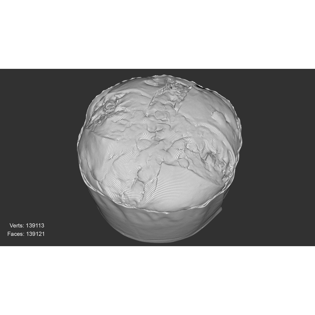 Panettone 3D Model – Realistic Christmas Dessert, FBX, PBR - View 5