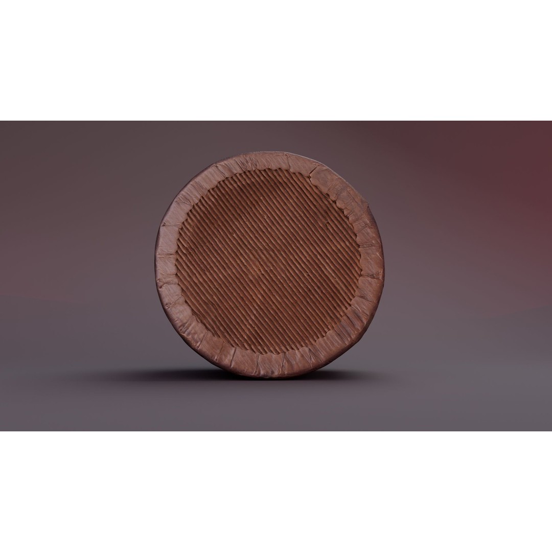 Panettone 3D Model – Realistic Christmas Dessert, FBX, PBR - View 7