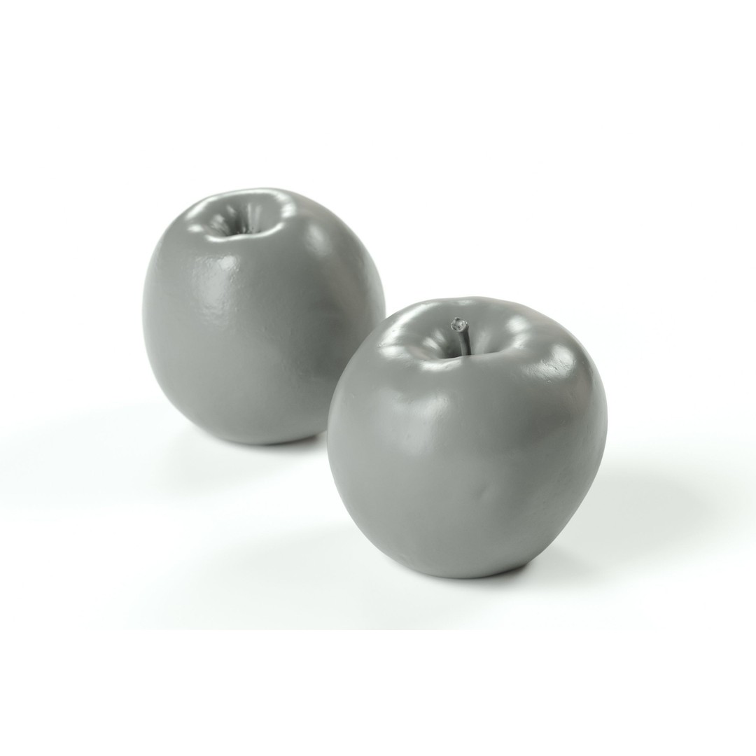 Red Apple 3D Model – Photorealistic Fruit Asset, FBX, OBJ - View 3