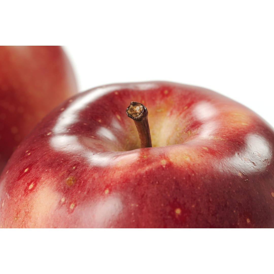 Red Apple 3D Model – Photorealistic Fruit Asset, FBX, OBJ - View 4