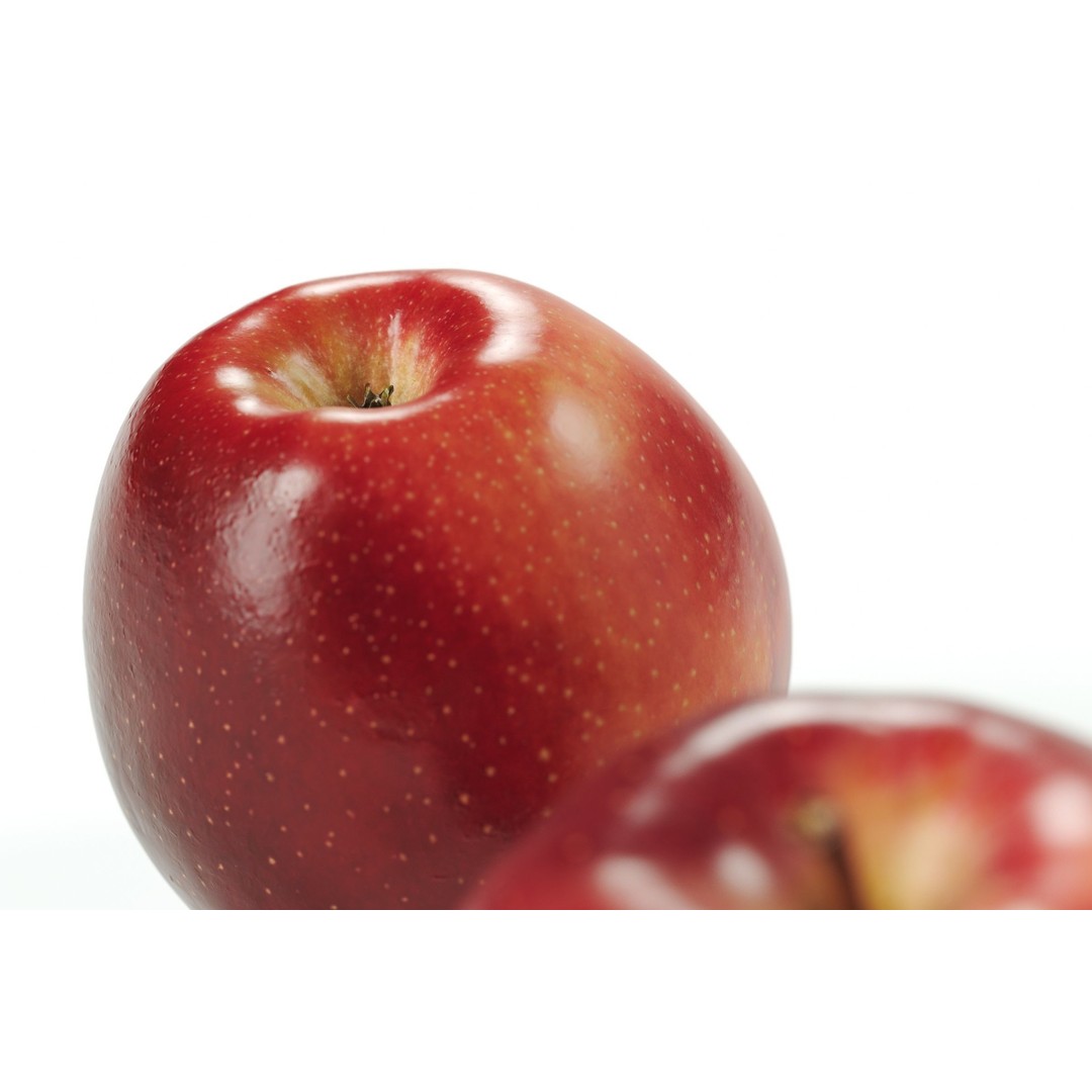 Red Apple 3D Model – Photorealistic Fruit Asset, FBX, OBJ - View 5