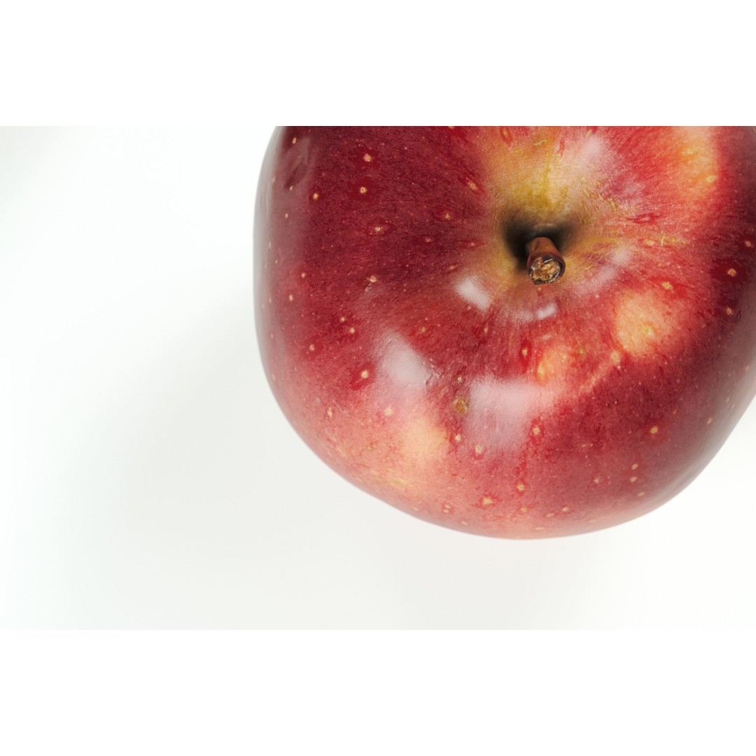 Red Apple 3D Model – Photorealistic Fruit Asset, FBX, OBJ - View 7