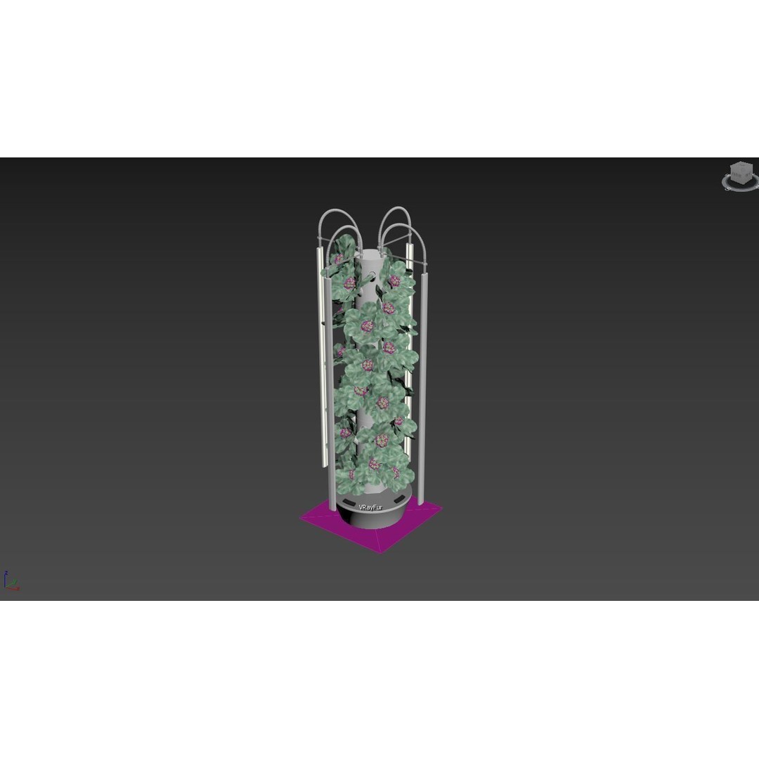 Hydroponics 3D Model – Detailed Plant System, FBX & Blender Formats - View 12