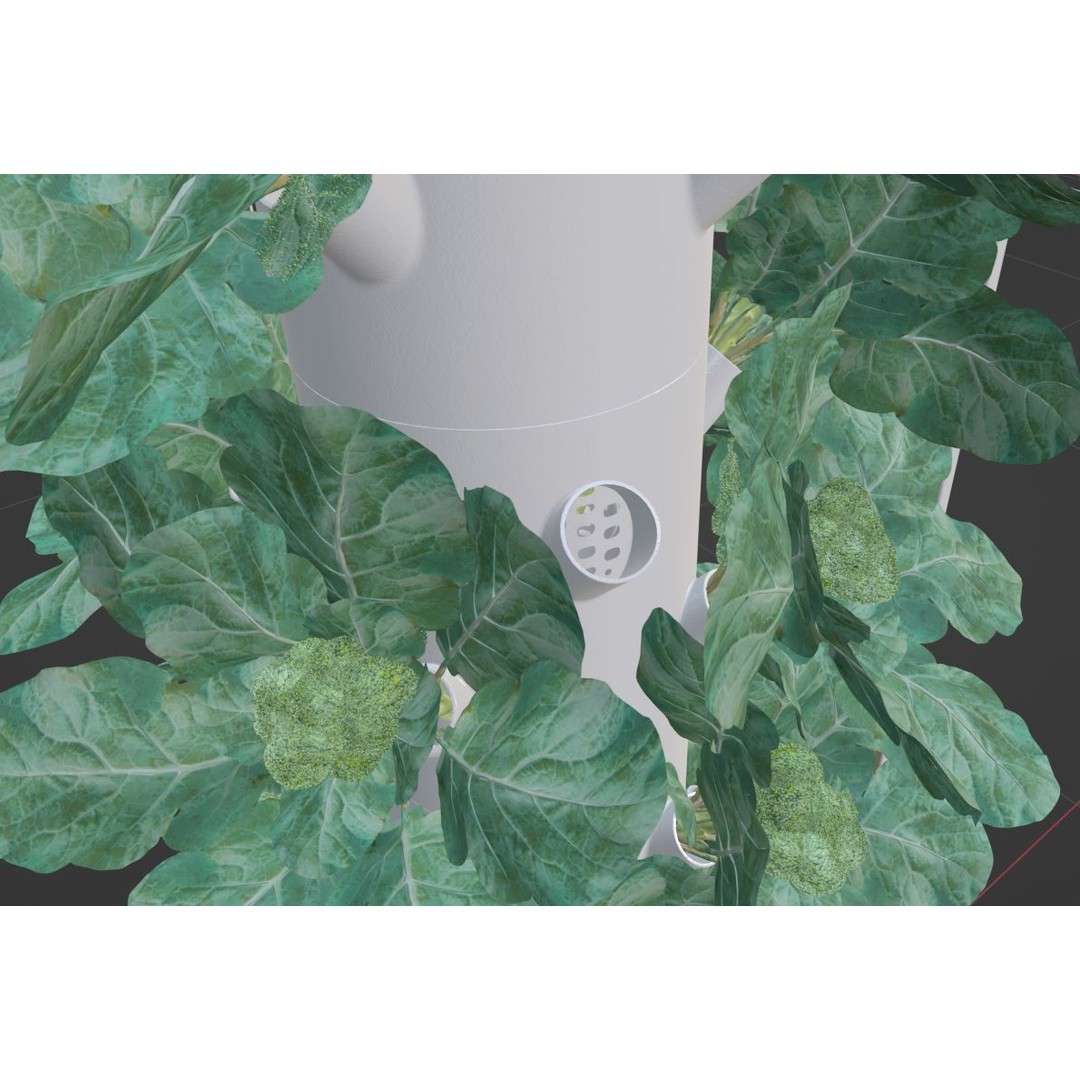 Hydroponics 3D Model – Detailed Plant System, FBX & Blender Formats - View 31